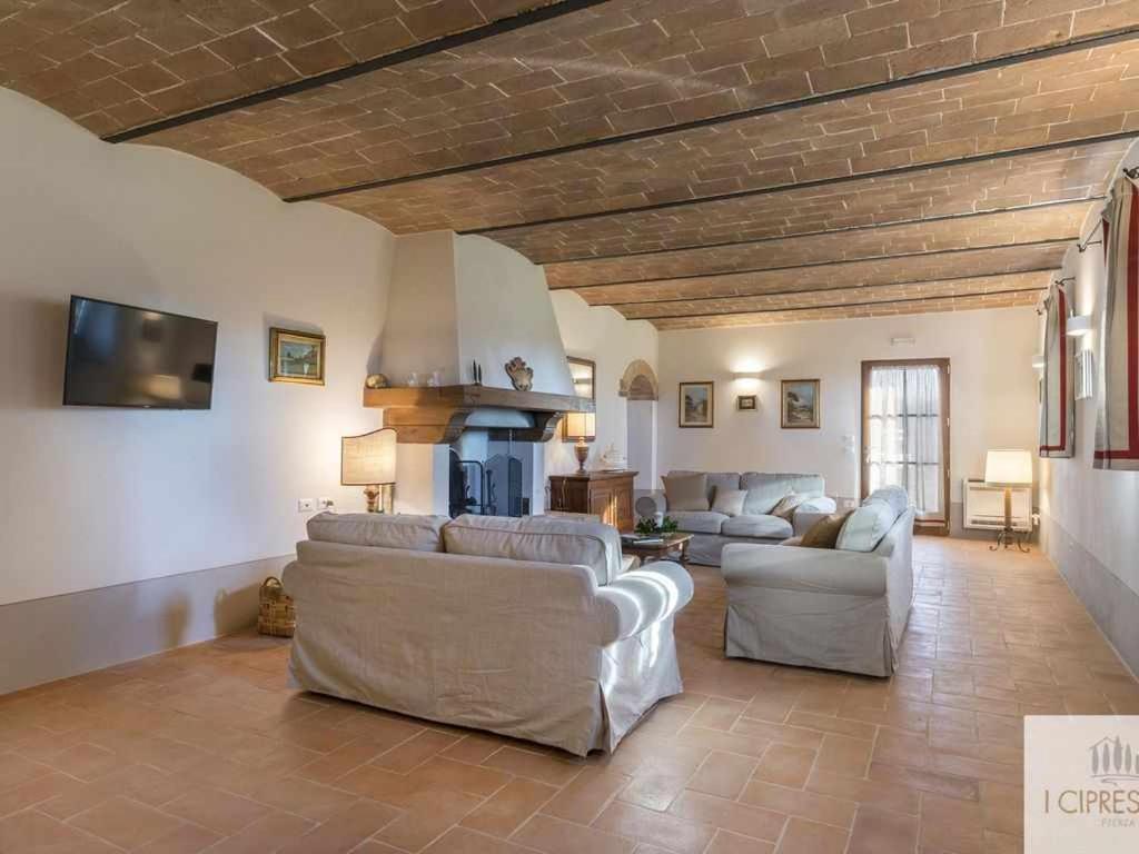 Villa I Cipressini Piscina Riscaldata Spa Toscana بيينْسا المظهر الخارجي الصورة