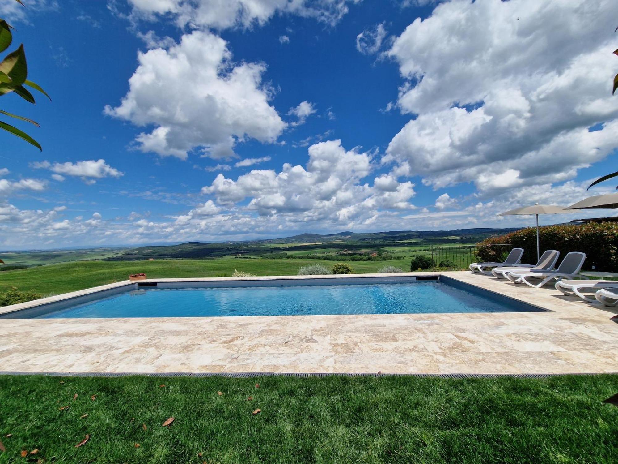 Villa I Cipressini Piscina Riscaldata Spa Toscana بيينْسا المظهر الخارجي الصورة