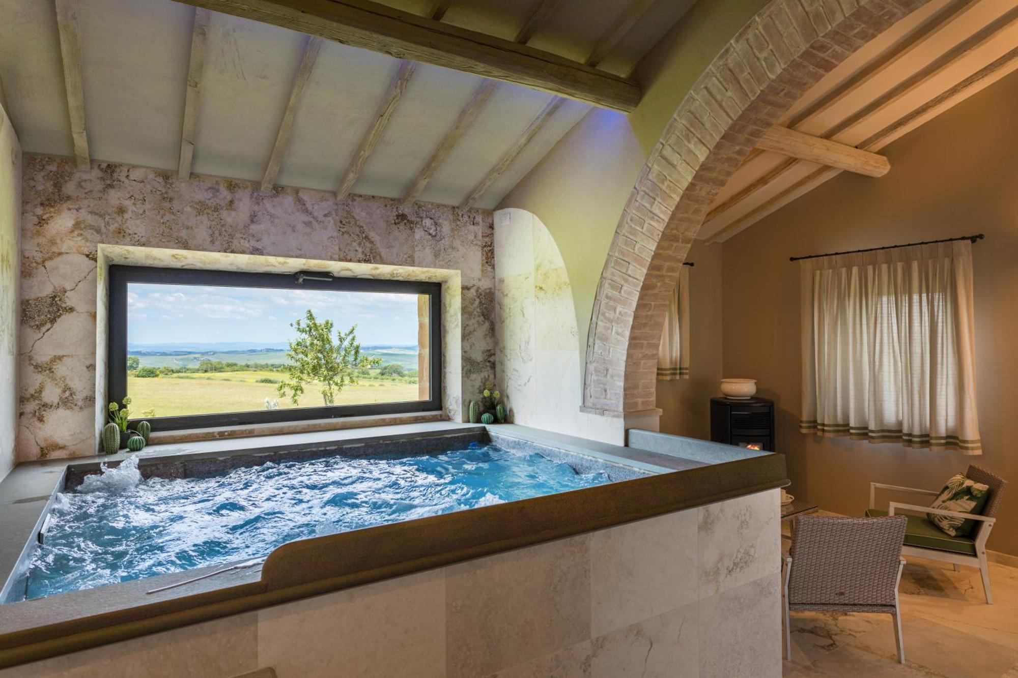 Villa I Cipressini Piscina Riscaldata Spa Toscana بيينْسا المظهر الخارجي الصورة